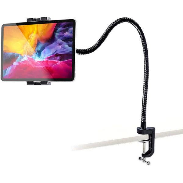 woleyi Gooseneck Arm Tablet Holder, Flexible Long Arm Tablet Mount Stand, Adjustable Bed Desk Phone Clamp for iPad Pro 9.7, 10.5, 12.9 Air Mini, iPhone, Samsung Galaxy Tabs, Switch More 4-13 inch 0