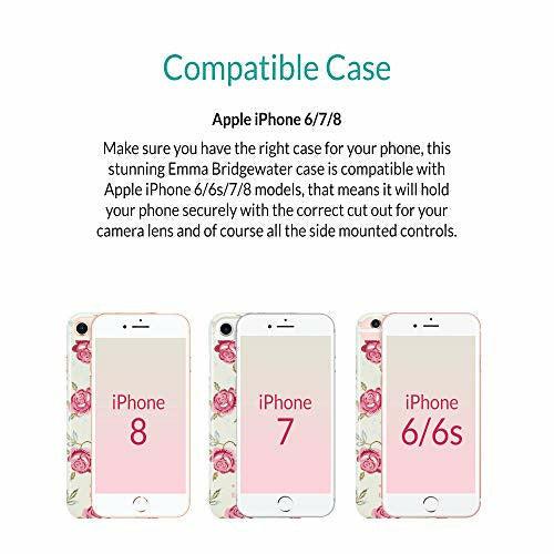 VQ Emma Bridgewater Apple iPhone 6/7/8/SE Mobile Phone Case - Rose & Bee 2