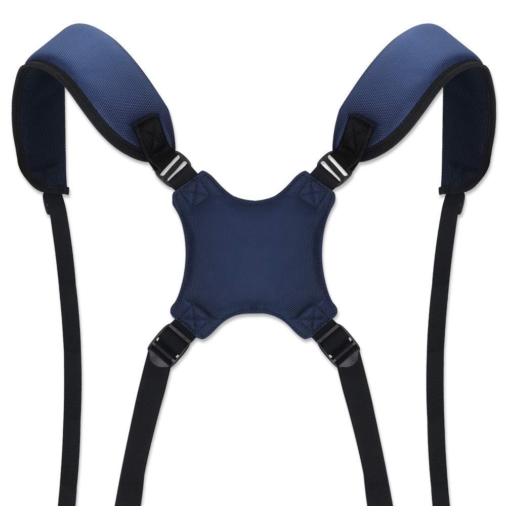Belt Adjustable Waterproof Shoulder Straps Golf Bag Backpack Straps Replacement (Blue)