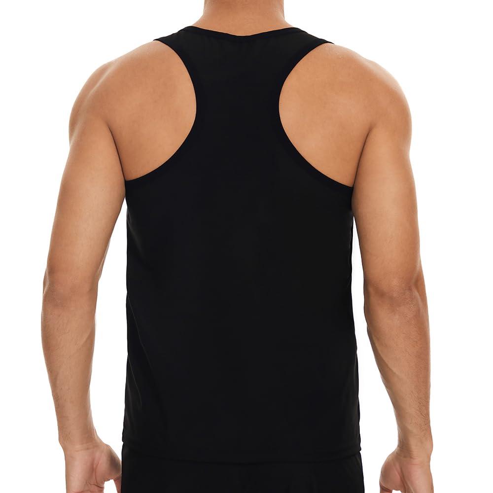 SEXYWG Sweat Vest for Men Workout Tank Tops Sauna Suit Weight Loss Shirt Gym Sport Fitness Body Shaper Waist Trainer 1