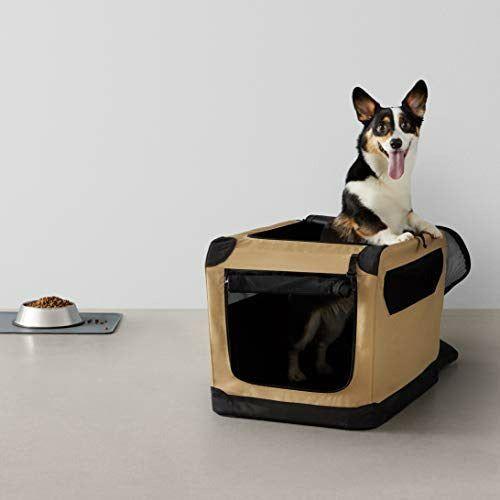 AmazonBasics Folding Soft Dog Crate, 26" 4