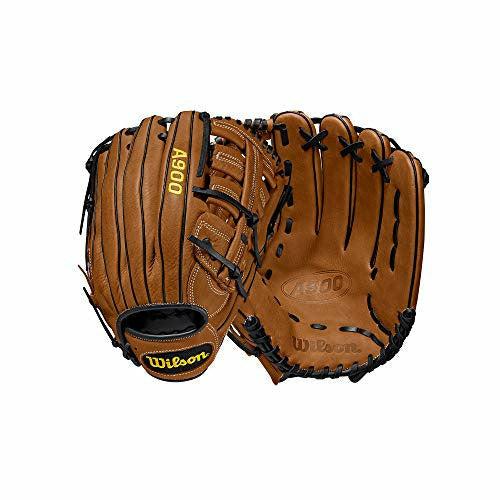Wilson Baseball Glove, WILSON A900, 12.5 Inch, All positions,right hand glove, Leather, Brown, WTA09LB20125 2