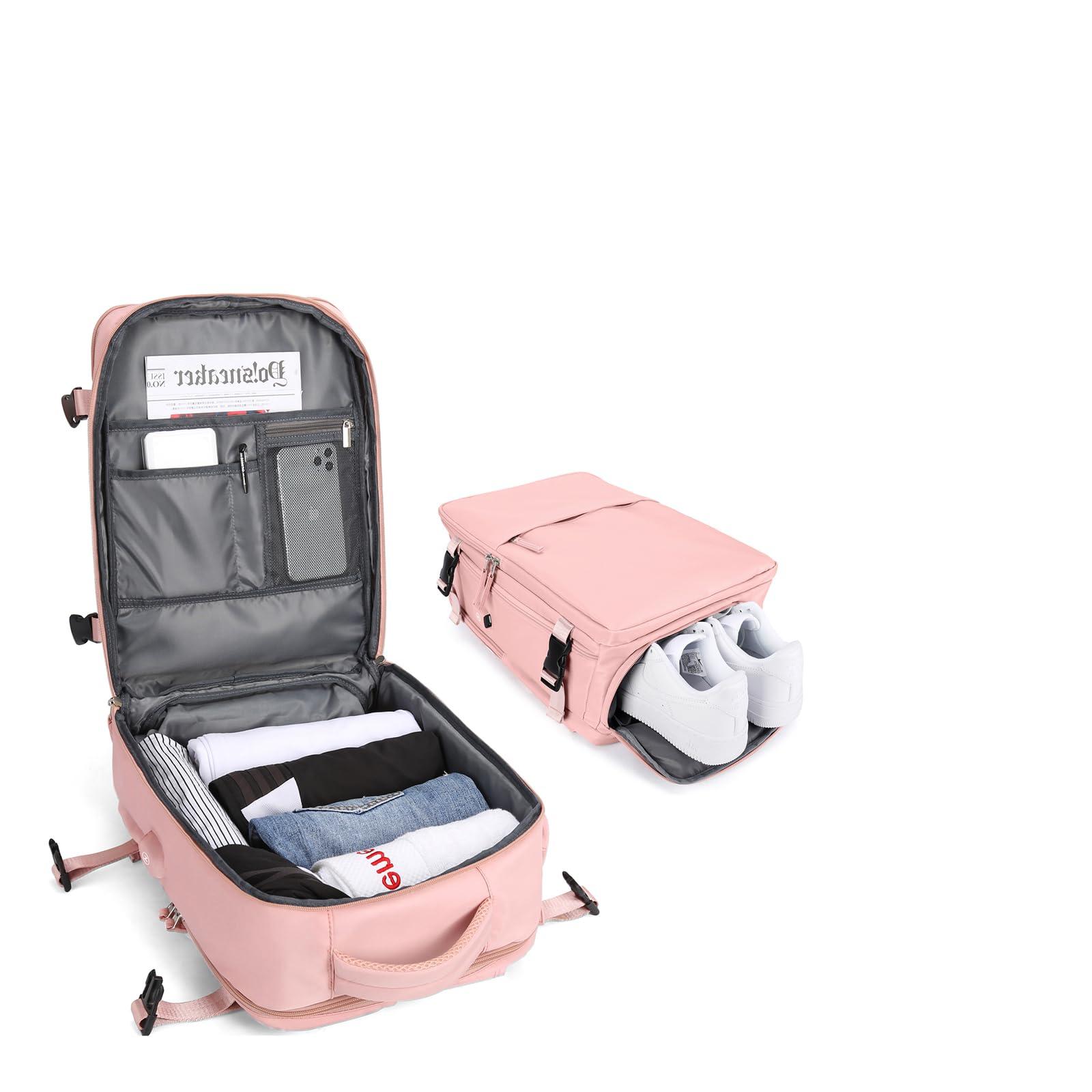SZSYCN Cabin Bags 40×20×25 for Ryanair Underseat Carry-on Bag - Pink 4