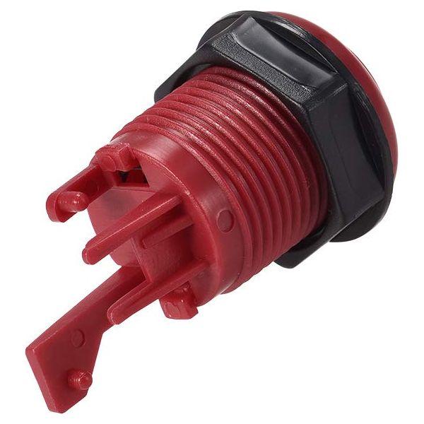 sourcing map 27mm Mounting Hole Momentary Game Push Button Switch with Micro Switch for Arcade Video Games Red 6pcs 2