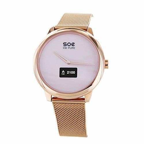 X-WATCH | SOE hybrid smartwatch women Ã¢â¬â rose gold fitness bracelet watch Ã¢â¬â ladiesÃ¢â¬â¢ smart watch android and iOS with activity tracker 4