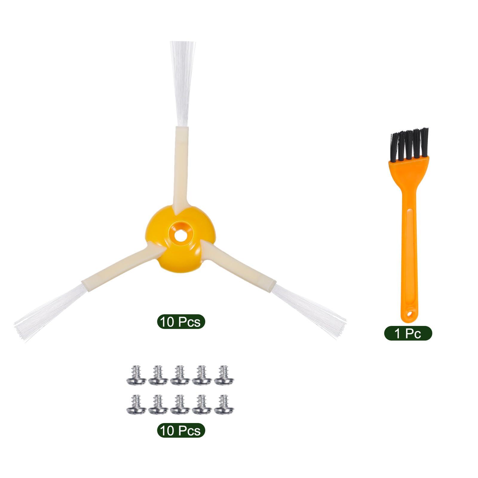 sourcing map Replacement Accessory Kit Side Brush/Yellow Brush for Vacuum Accessories Pack of 11 2