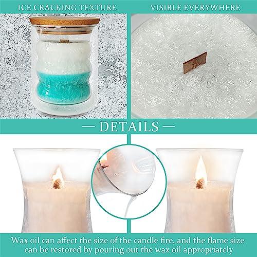 Experience Relaxation with Our Scented Jar Candle - 100% Natural Soy Wax, Burns up to 45 Hours, Aromatherapy Candle Gift for Any Occasion (#3 Double Sea Salt) 4