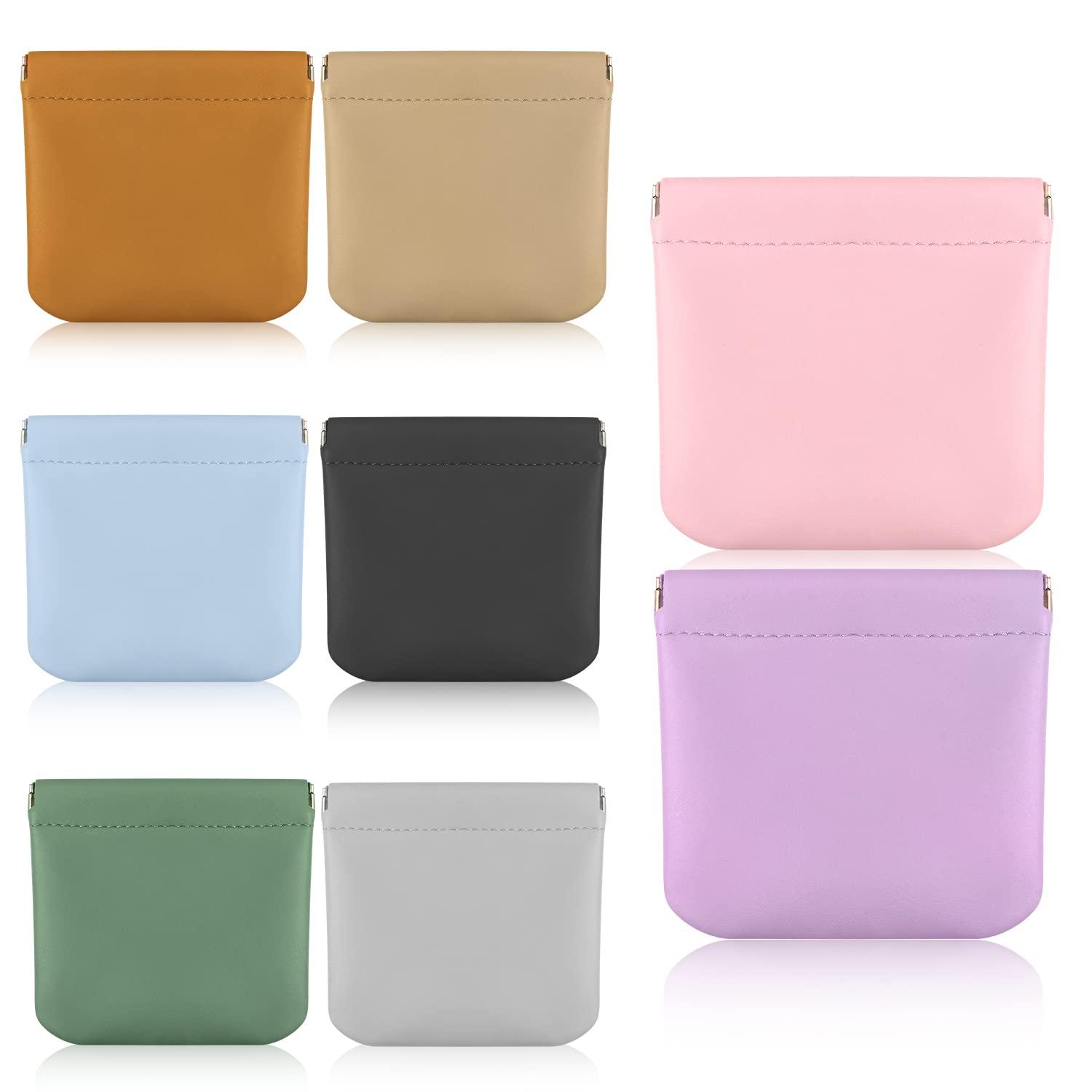 8pcs Pocket Cosmetic Bag, Waterproof Pocket Cosmetic Bag Portable Cosmetic Pouch Mini Travel Makeup Bag No Zipper Squeeze Top Cosmetic Bag for Cosmetics 0