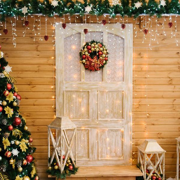 The Christmas Workshop Warm White Icicle LED Christmas Lights/Mains Powered with 8 Functions/Indoor or Outdoor Fairy Lights for Home, Weddings and Gardens (960) 3