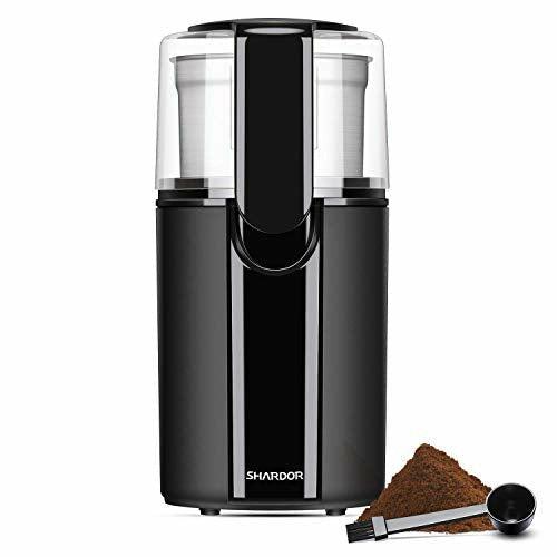 SHARDOR Coffee Grinder Electric with Removable Bowl, Grinder for Grain, Coffee Bean, Nuts, 70g Black 0