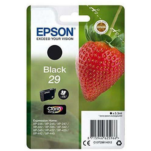 Epson Claria No.29 Home Strawberry Standard Ink Cartridge, Black 0