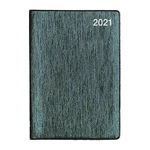 Idena 10969 - Pocket Diary 2021, DIN A6, FSC Mix, Glamour Green, 1 Piece 0