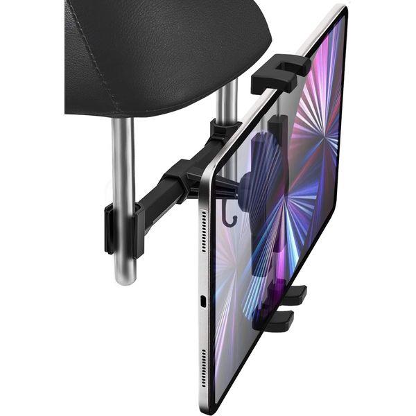 Oilcan Car iPad Holder Back Seat, Car Headrest Tablet Mount Stand for Kids, Between Seats Phone Cradle for iPad Pro 12.9 Air Mini, iPhone, Samsung Tab, Lenovo, Switch etc (4-13 inch)