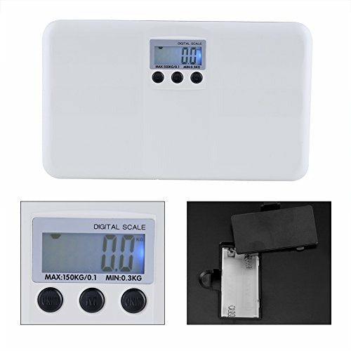 Tosuny LCD Digital Weight Scale, On/Tare Function Low Battery/Lock Alarm Electronic Scale for Household, Pet, Baby 4