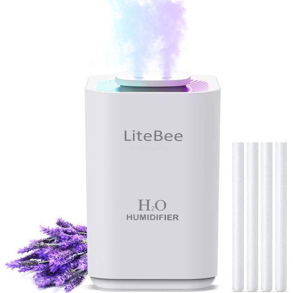 3.3L Humidifiers for Bedroom Baby Room with Night Light, Cool Mist Humidifier for Home, Office & Plant, Continuous Work 8H or Waterless Auto-Off, Up to 25 H for 30ã¡, with 4Pcs Filters 0