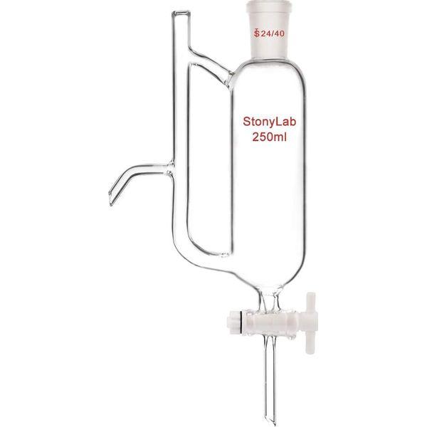 stonylab Water Oil Receiver Separator with 24/40 Lab Supply, 250 ml