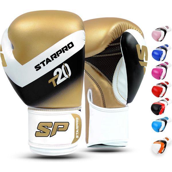 Starpro Boxing Gloves for Strong Punches & Fast KOs - Boxing Gloves Women & Men, Gents & Ladies Boxing Gloves, Womens Boxing Gloves Mens, 10oz Boxing Gloves, 12oz Boxing Gloves & More Sizes