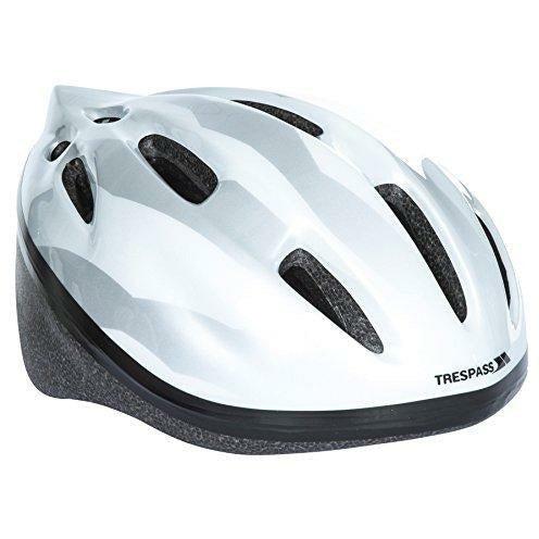 Trespass Children's Cranky Cycle Safety Helmet, White, Size 48/52 1