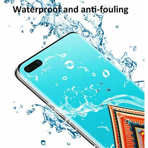 HHZYX[2 PACK P40 PRO Screen Protector[Alignment Frame][3D Curved][Full Coverage][Ultra Clear][9H Hardness] Tempered Glass Screen Protector for Huawei P40 PRO 2