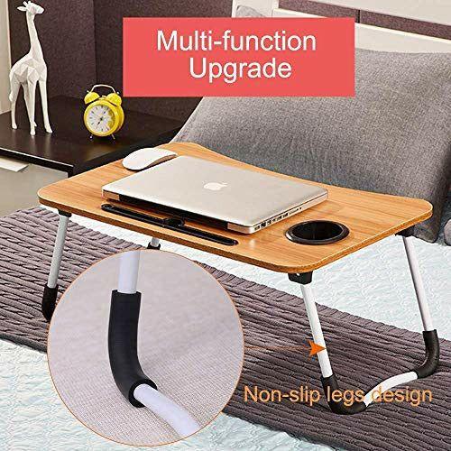 Laptop Bed Table, Portable Lap Desk, Notebook Stand Reading Holder 3