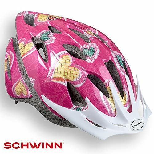 Schwinn Girls' Thrasher Lightweight Microshell Bicycle, Skate, Skateboard, Scooter Helmet With Dial Fit Adjustment, 5-8 years Kids, Pink, 47-53cm 0
