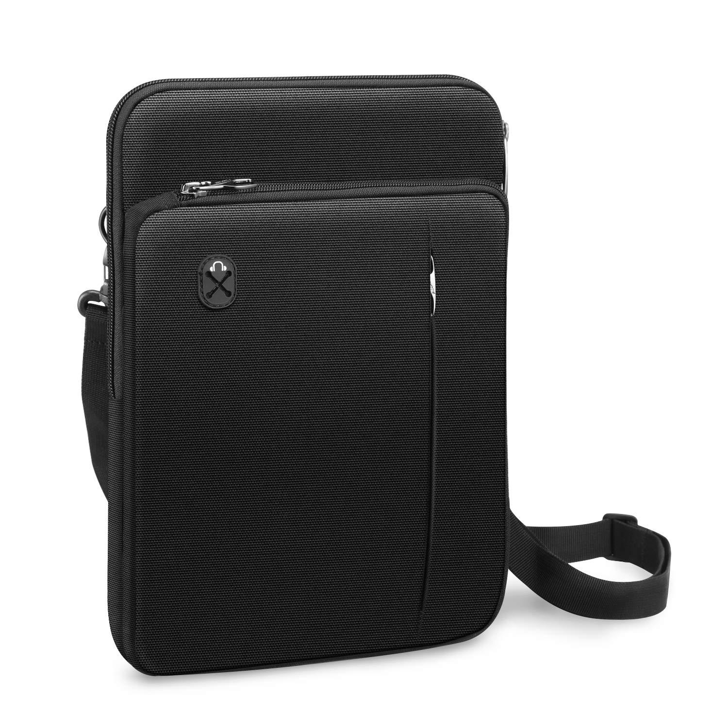 FINPAC 12.9-13 Inch Tablet Laptop Sleeve Case, Briefcase Shoulder Bag for 13-13.6" MacBook Air/Pro M3 M2 M1 2024-2016, MacBook Pro 14-inch 2023-2021,13.5" Surface Laptop/Book, Surface Pro 10/9/8/X,