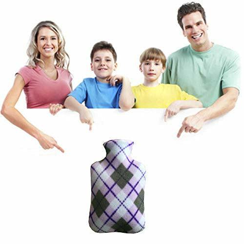 Hot Water Bottle,Hot Water Bag Large Cover Capacity 2L Luxury Soft Furry Keep Warm for Kids Women Men 2
