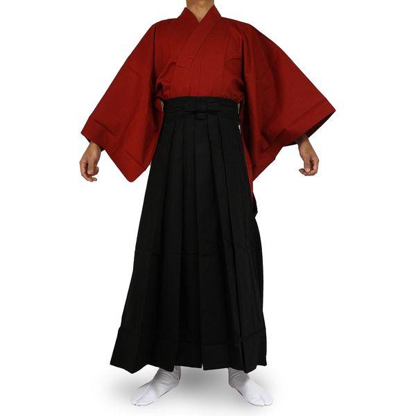 Edoten Japanese Samurai Hakama Uniform RD-BK XL 0