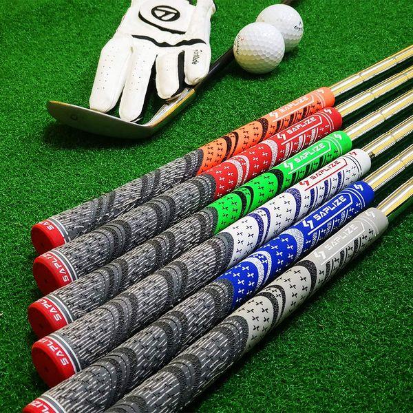 SAPLIZE 13 Golf Grips, Standard, Blue, All Weather Multi Compound Hybrid Golf Club Grips 1