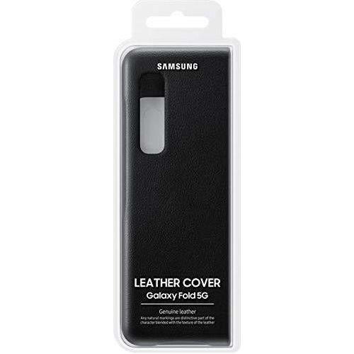 Galaxy Fold 5G Leather Cover Black 4