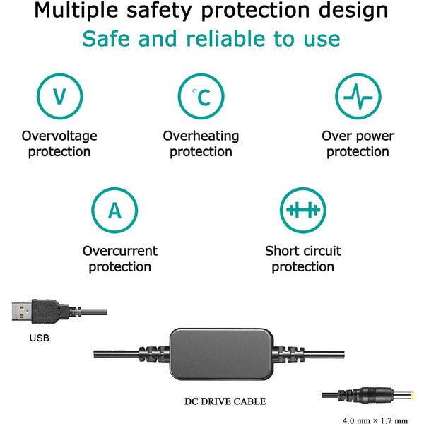 Mobile Power Adapter USB Cable + 5V3A Charger + EP5A EP-5A EN-EL14 Dummy Battery for Nikon P7800 P7100 D5600 D5300 D5200 D5100 D3400 D3300 D3200 1