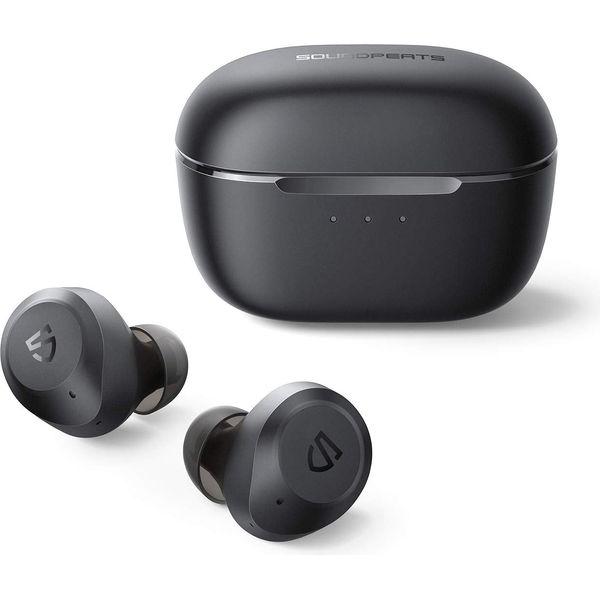 SoundPEATS T2 Hybrid Active Noise Cancelling Wireless Earbuds, ANC Earphones with Transparency Mode, Bluetooth 5.1 in-Ear Headphones, 30 Hours Playtime, USB-C Quick Charge, Stereo Sound, 12mm Driver 0