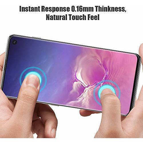 AloMit Samsung Galaxy S10 Screen Protector [3-Pack] 1