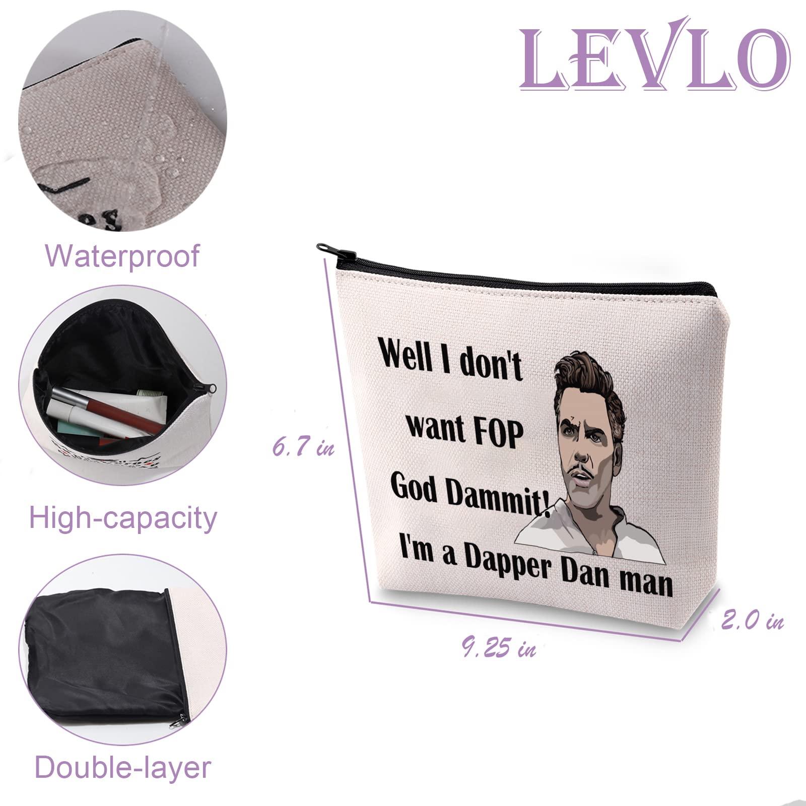 LEVLO Brother Movie Gift I Don't Want FOP God Dammit I'm a Dapper Dan Man Makeup Bag Women and Girls Travel Zipper Pouch, FOP God Dammit 1