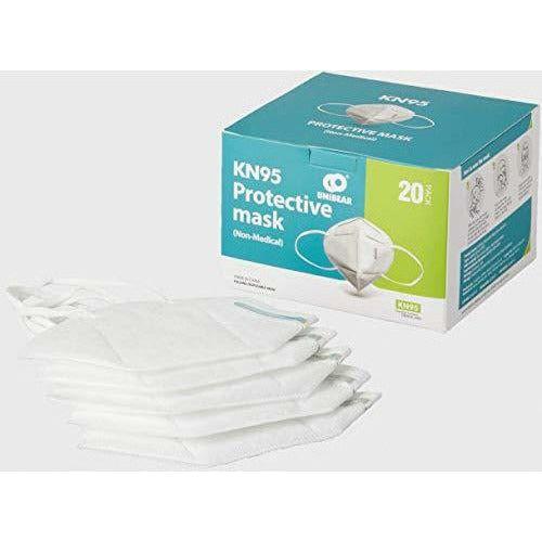 Disposable unibear protective mask for FFP2 / KN95 respirator, 94% filtration, pack of 20 pieces 0