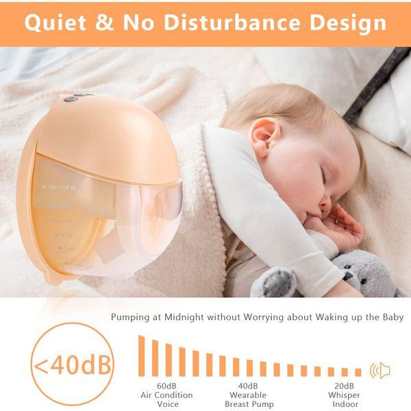 Vicloon Breast Pump, Electric Breastfeeding Pump, Wearable Hands-Free Electric Breast Pump 2 Modes 9 Levels with Bra Adjuster, Strong Pumping, Ultra-Quiet - 24mm Flange 4
