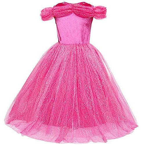 Baterflyo Girls Princess Dress Rose Butterfly Queen Costume Tulle Fancy Dress up Halloween Carnival Cosplay Party Outfit 2
