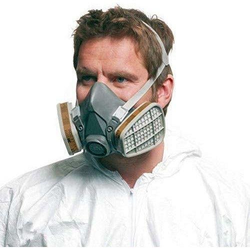 3M Reusable Half Face Mask, Medium, 6200, EN safety certified 2