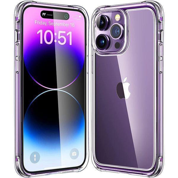 STSKing Crystal Clear Case Designed for iPhone 14 Pro,Minimalist Design [Non-Yellowing] Ultra Thin Frameless Shockproof Protective Phone Case 6.1 inch 2023 0