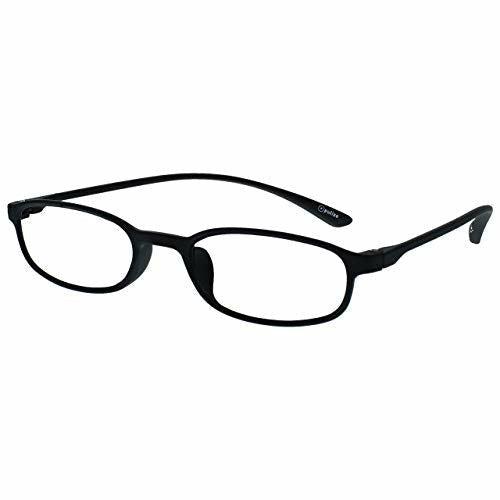 Opulize Fly 2 Pack Pocket Size Super Light Reading Glasses Matt Black Mens Womens RR67-1 +1.50 1