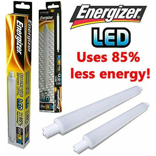 Energizer LED Strip Energy Saving Lightbulb, Warm White, S15s, 3.5 W (221mm) (3.5w (221mm) - x4) 0