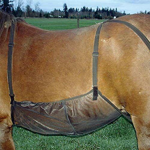 Guer Adjustable Horse Abdomen Net Outdoor Comfortable Fly Rug Mesh Elasticity Anti-scratch Protect Horse from mosquito Breathable Bite 2