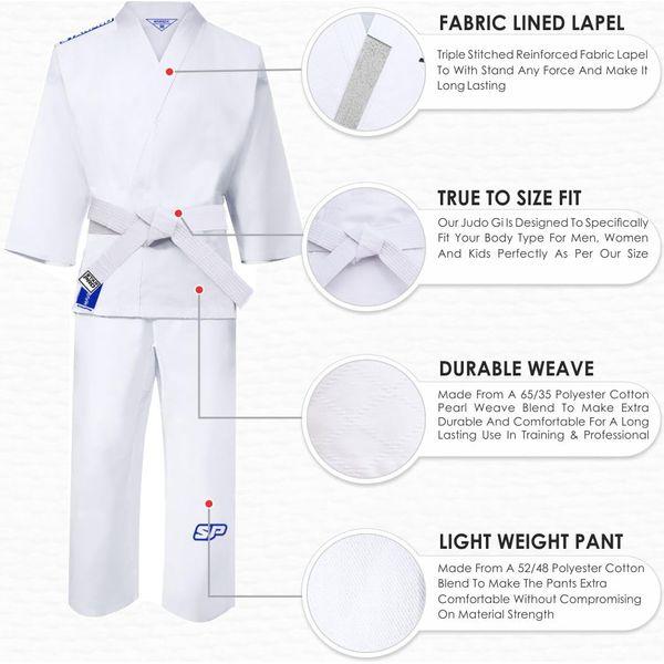 Starpro Lightweight Karate Suit - Many Sizes - Karate Gi, Karate Trousers & Jacket, Karate Clothes, Karate Gi Lightweight, Karate Uniform, Taekwondo Suit 2