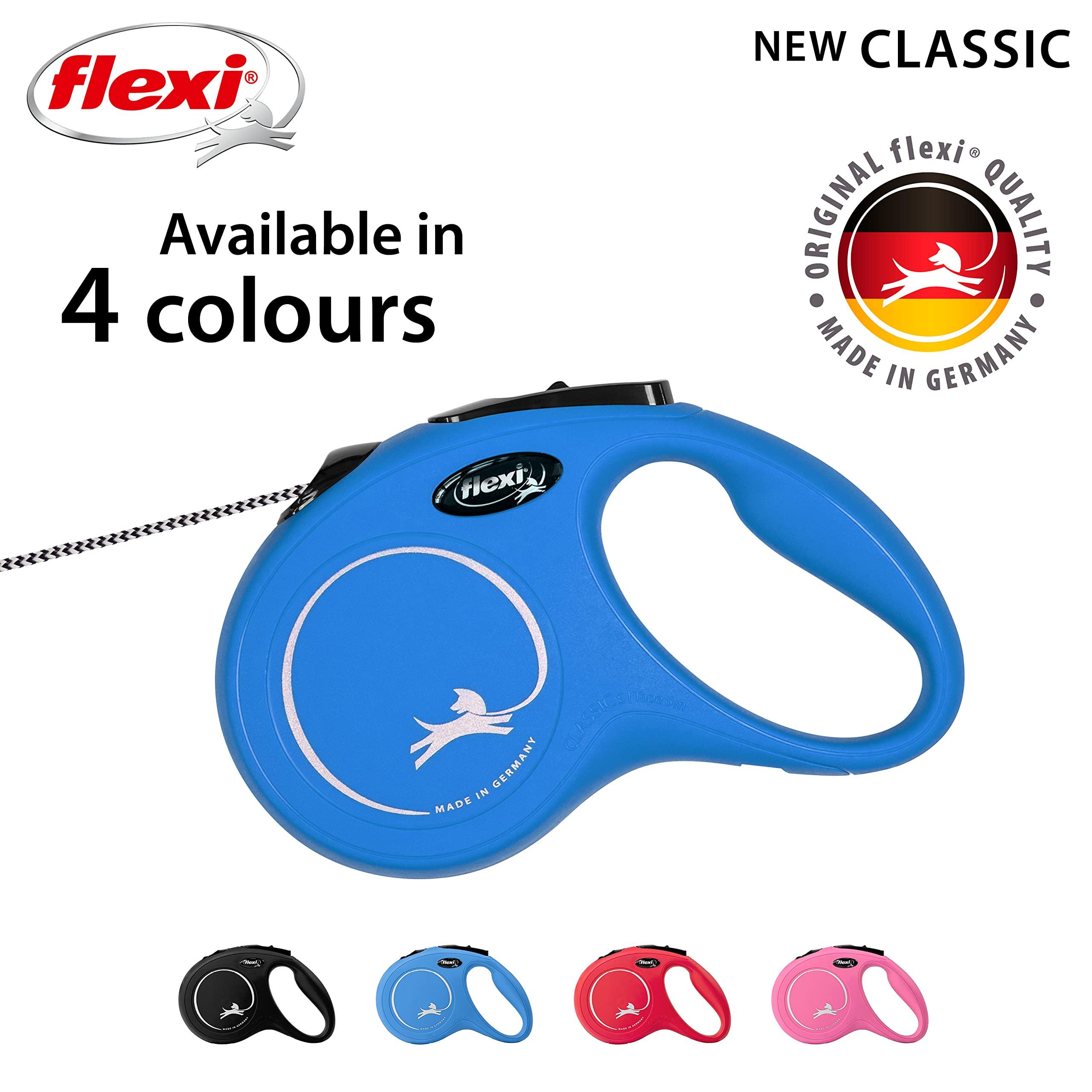 Flexi New Classic Cord Blue Small 8m Retractable Dog Leash/Lead for dogs up to 12kgs/26lbs 3