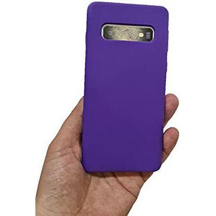 CP&A Protective Phone Case - Liquid TPU Silicone Gel Rubber Case for Samsung S10, Shock-Absorption Bumper Slim and Light Anti-Scratch Protective Shell Cover for Samsung Galaxy S10 (Deep Purple) 1