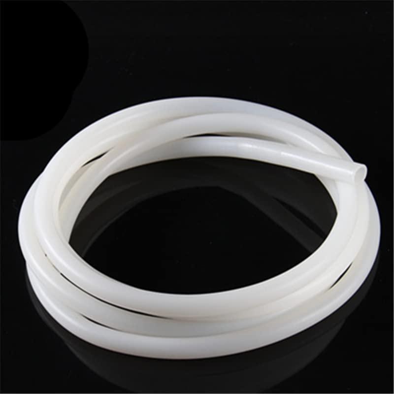 MACHSWON Silicone Tube 4mm ID 7mm OD 100.04ft White Silicone Rubber Tube Silicone Tube Food Grade Air Hose for Pump Transfer 30.5m 2