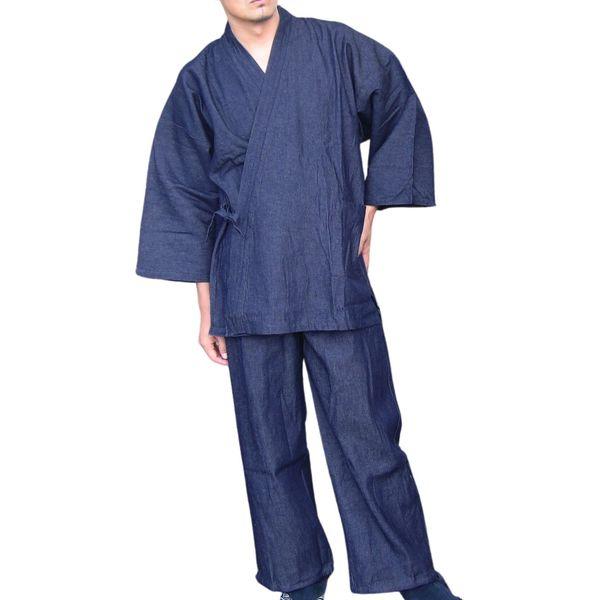 Edoten Men's Japan Kimono Denim Samue NV XXXL 0