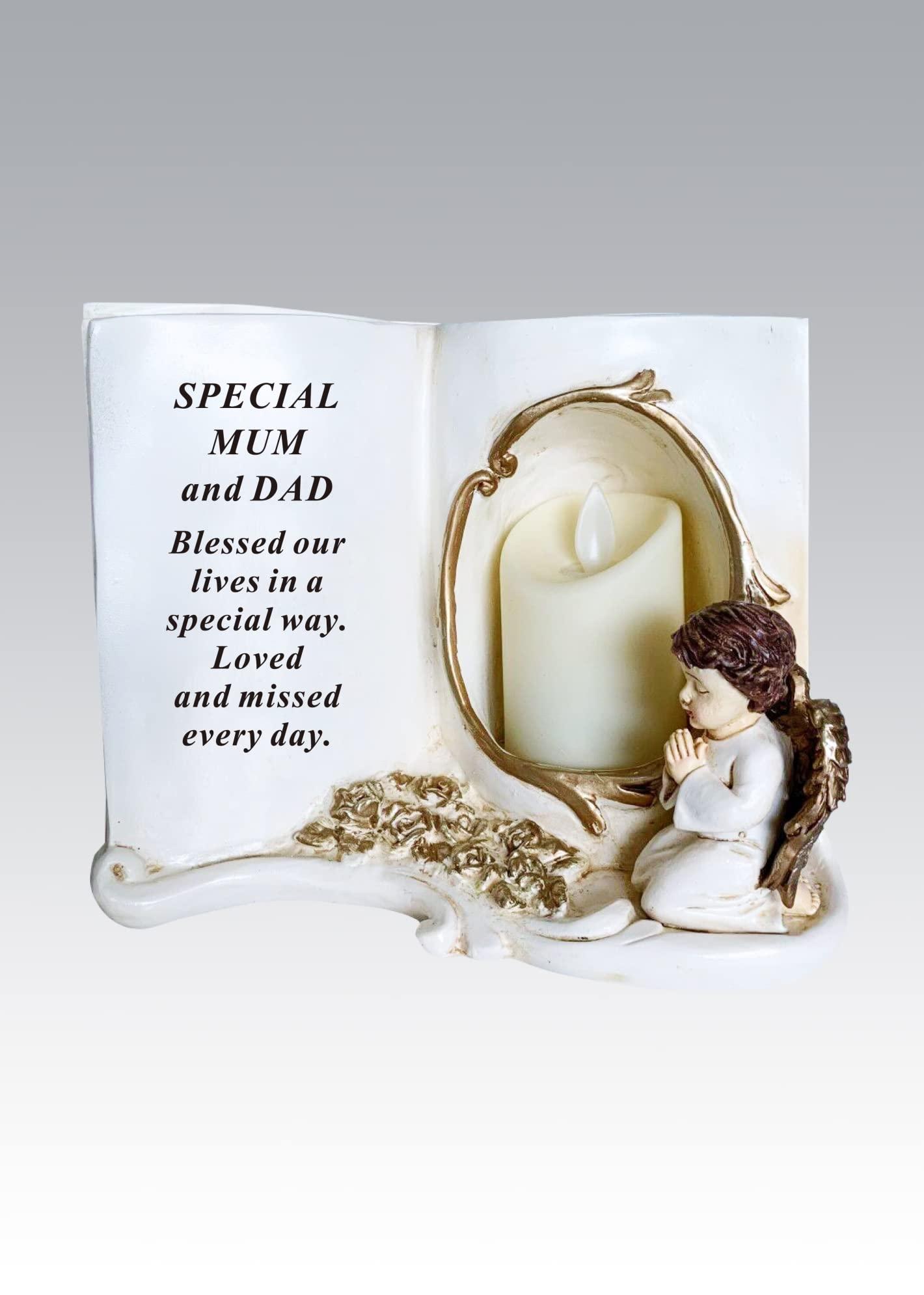 Mum & Dad Cherub By the Book Flickering Candle - DF18757-F 0