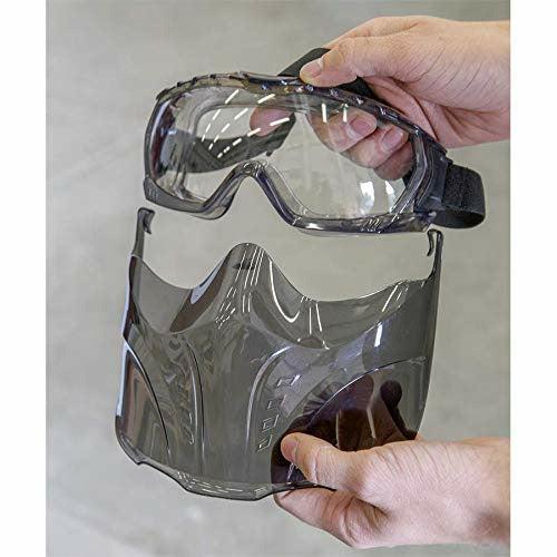 Sealey SSP76 Safety Goggles with Detachable Face Shield - Grey 2