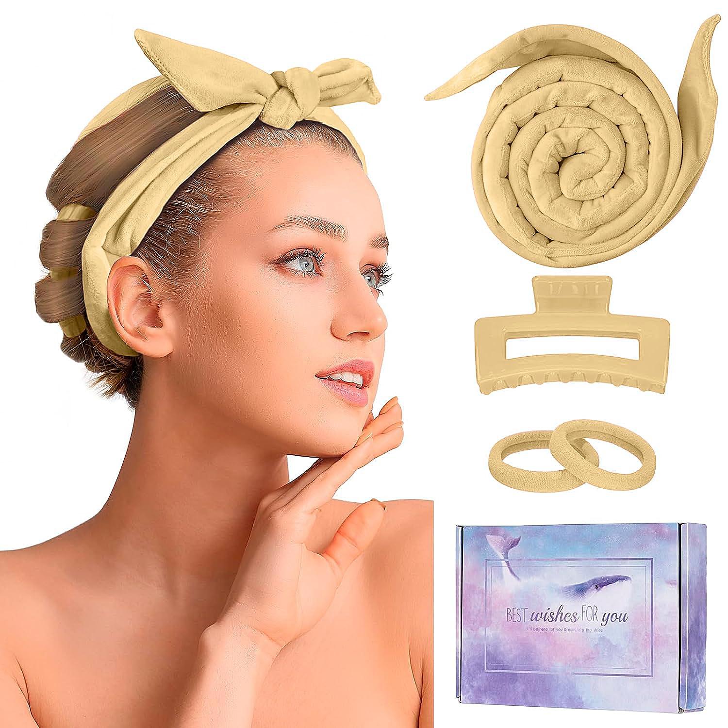 CORATED Heatless Curling Rod Headband, Upgraded 60" Extra Long Heatless Curls Headband, Soft Hair Curlers to Sleep,No Heat Hair Curler Kit for Short & Long Hair 0